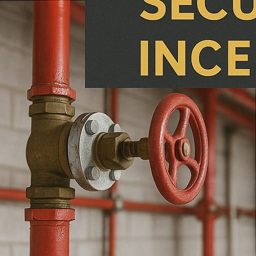Réseau sprinkler et vanne incendie — SSI