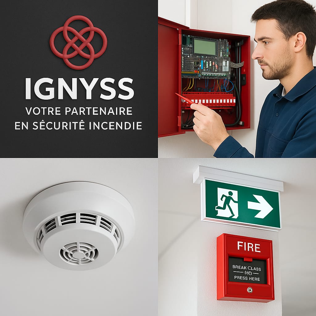 Technicien IGNYSS en intervention — veste identifiée